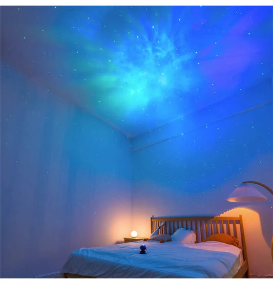 Star Projector Galaxy Night Light Astronaut Space Projector Ceiling LED Lamp for Bedroom