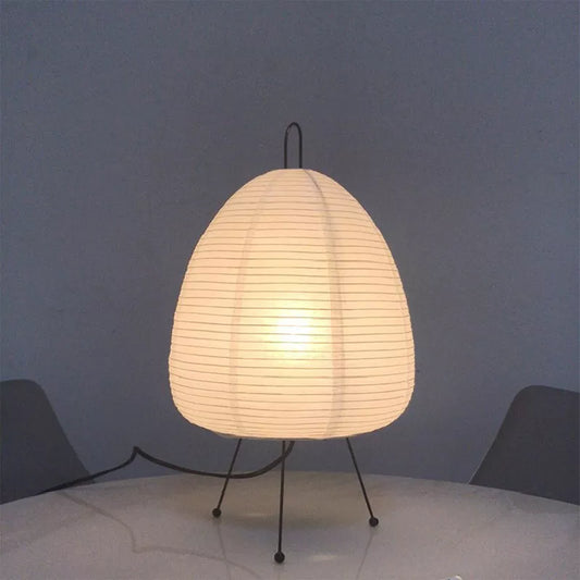 Japanese Paper Lantern Bedroom Bedside Led Table Lamp